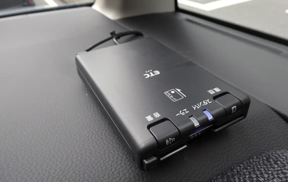 ETC車載器の取り付け